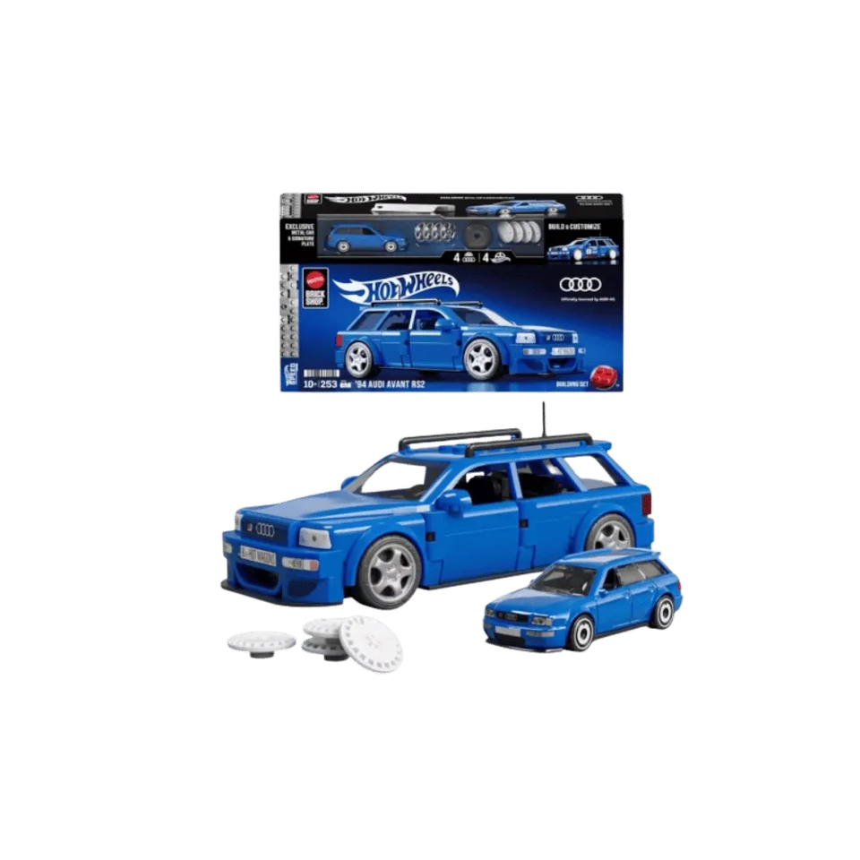 Hot Wheels Audi Avant RS2 Building Toy Kit