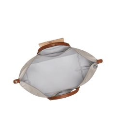 Longchamp Le Pliage Original M Handbag Pebble - Recycled canvas