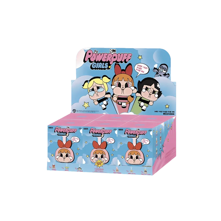 Pop Mart CryBaby x Powerpuff Girls Series Vinyl Face Plush Sealed Case (6 Blind Boxes)