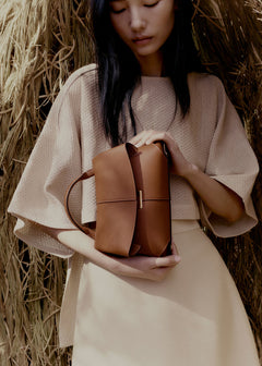 Polene Mokki Mini Textured Camel