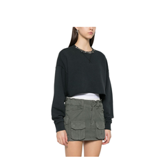 Organic Cotton Cropped Sweatshirt