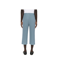 Pleated Design Cropped Pants