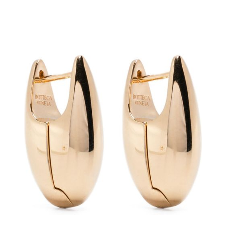 Oval Shape Smooth Finish Hinged Closure Earring