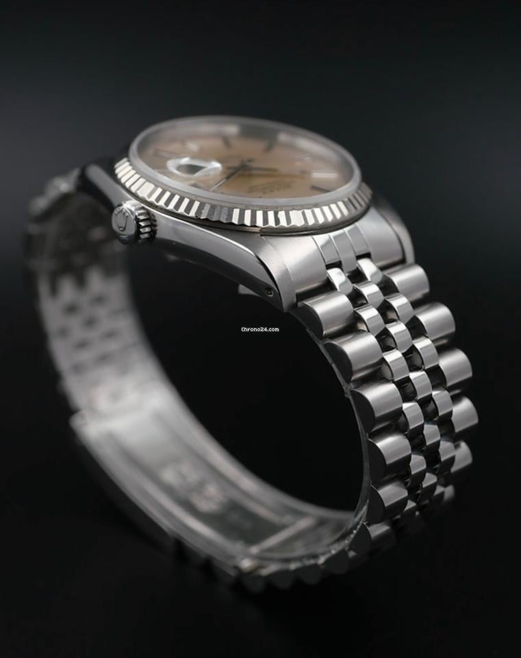 Rolex | Datejust | 16014 | White gold | 36 mm | Steel | White | Automatic