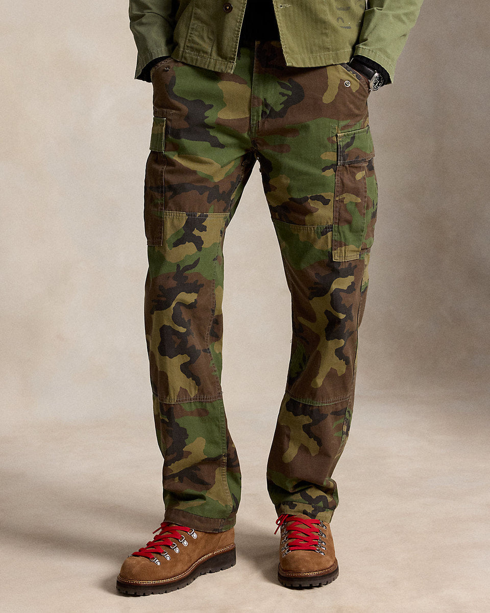 Ralph Lauren Classic Fit Camo Canvas Cargo Pant
