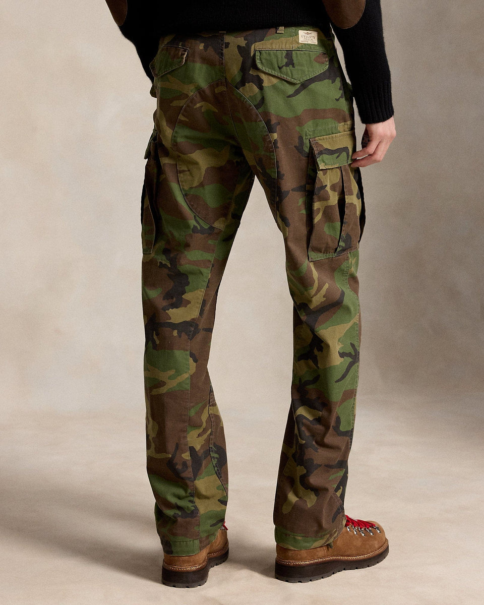 Ralph Lauren Classic Fit Camo Canvas Cargo Pant