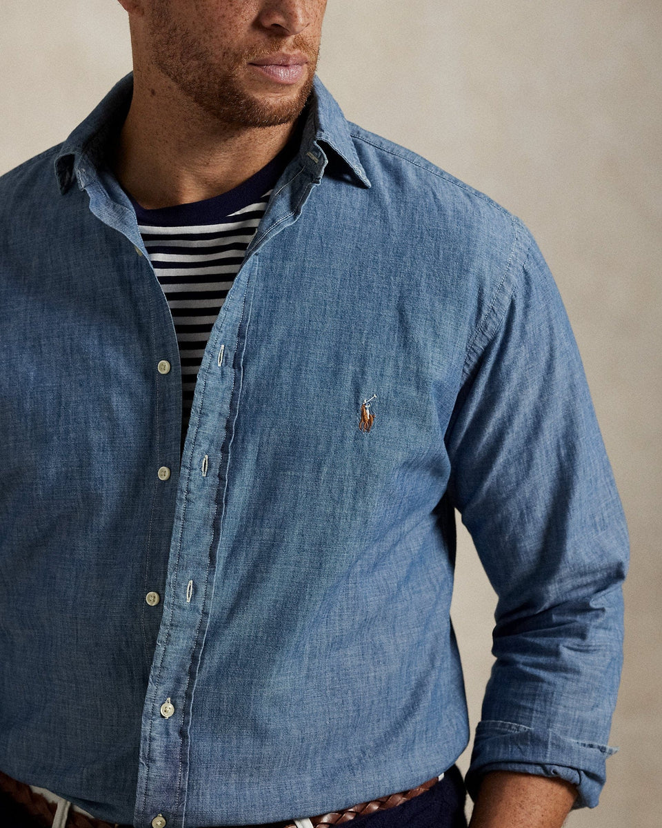 Ralph Lauren Indigo Chambray Shirt