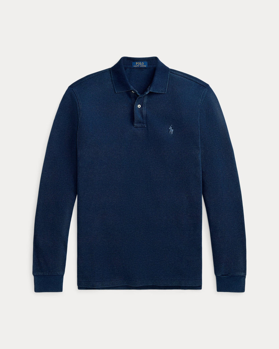 Ralph Lauren Classic Fit Indigo Mesh Polo Shirt