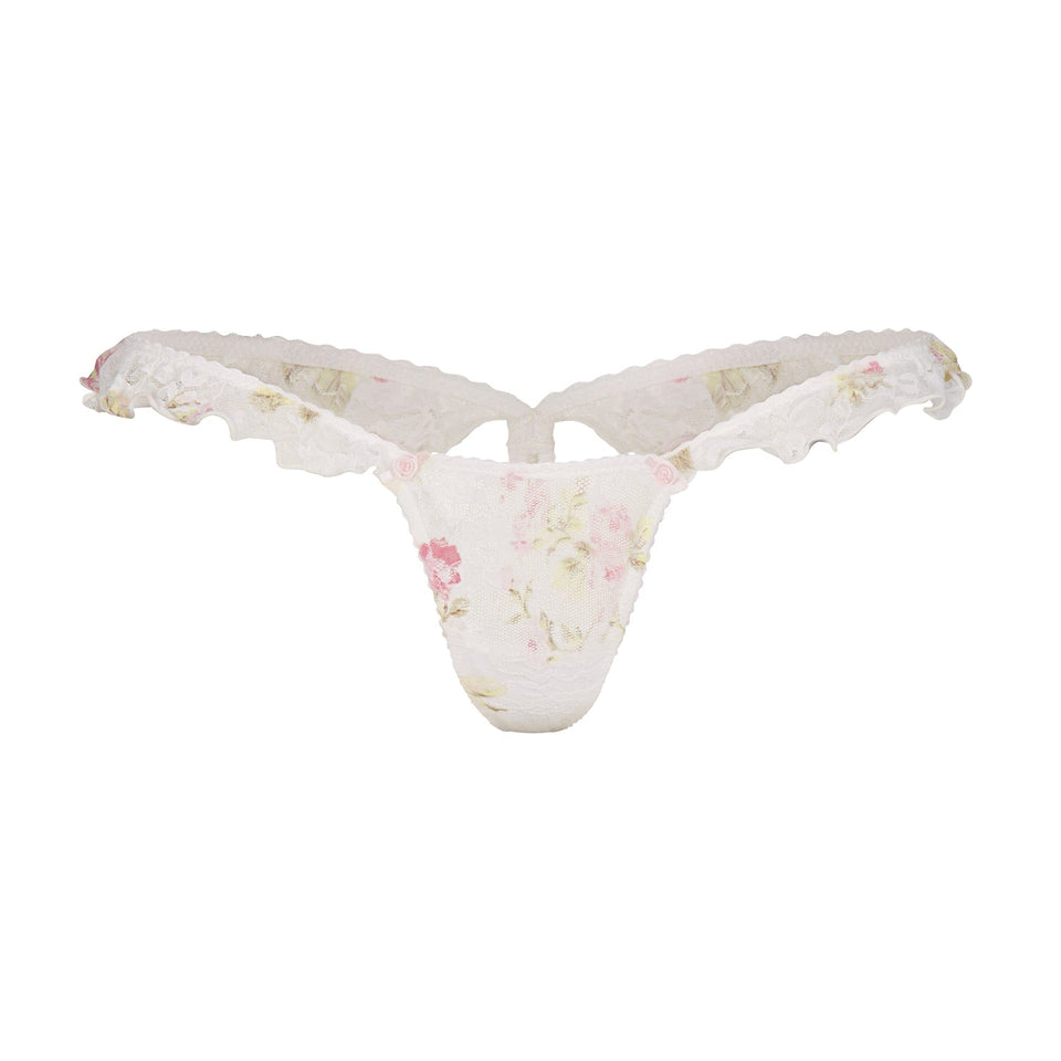 Stretch Lace Butterfly Thong