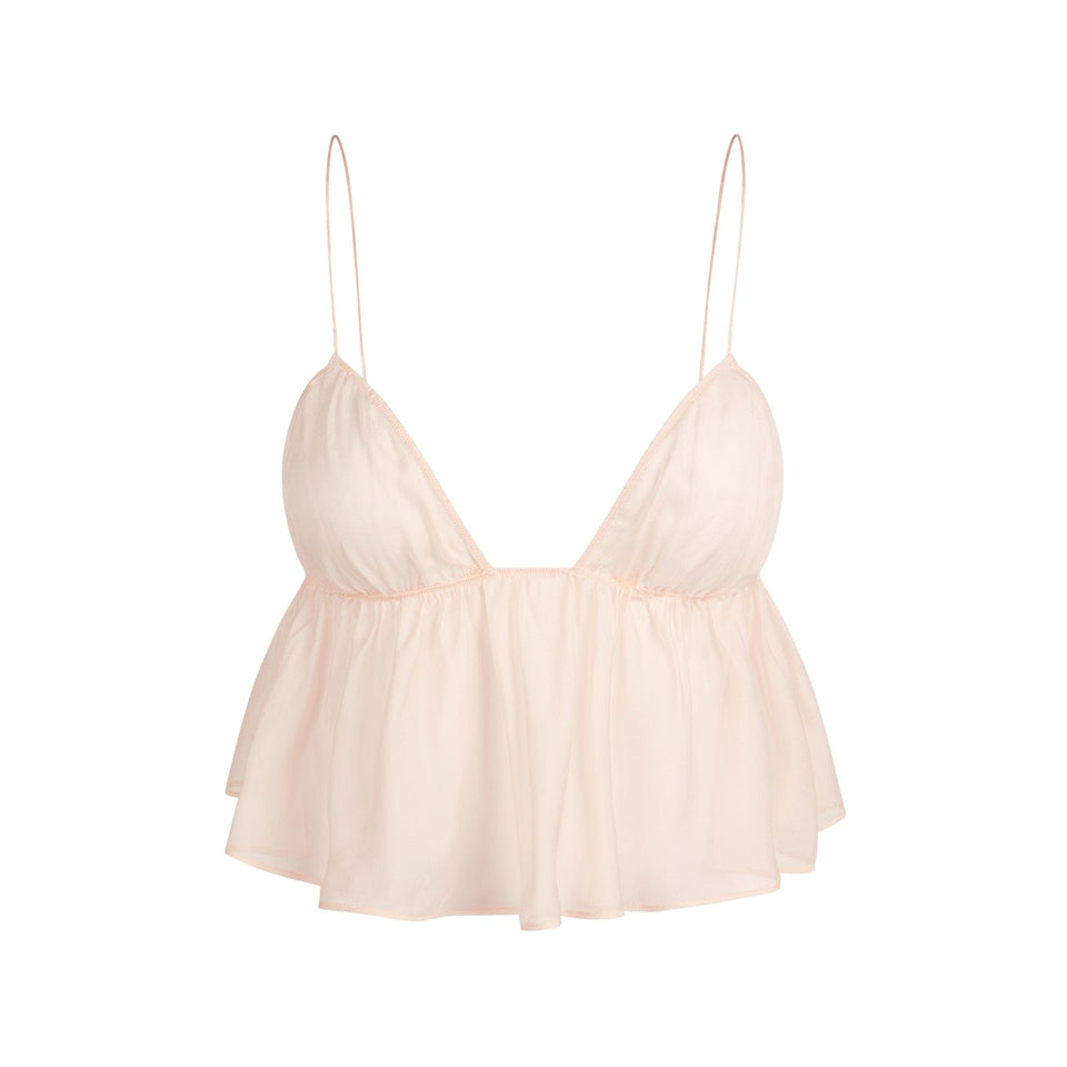 Skims Romance Babydoll Top and Garter Hipster Set
