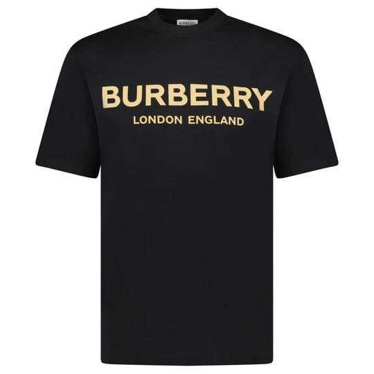 Burberry 'Ellison' Logo Print T-Shirt Black