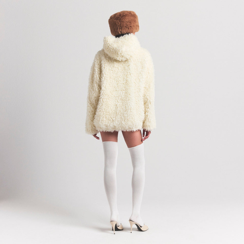 Faux Fur Hoodie