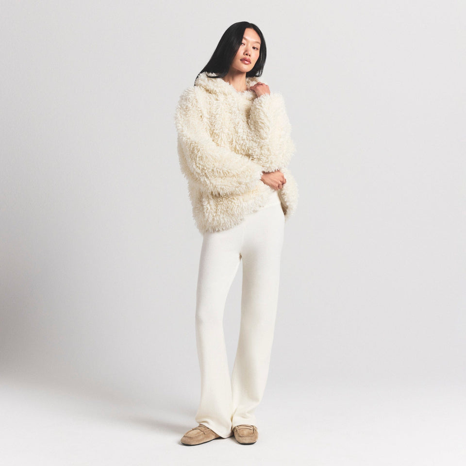 Faux Fur Hoodie