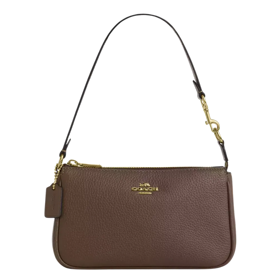 Coach Nolita 19 Pebbled Leather Dark Stone