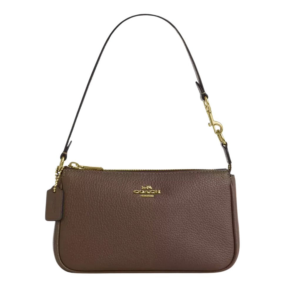 Coach Nolita 19 Pebbled Leather Dark Stone