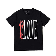 Vlone x Palm Angels T-Shirt with a large red V graphic