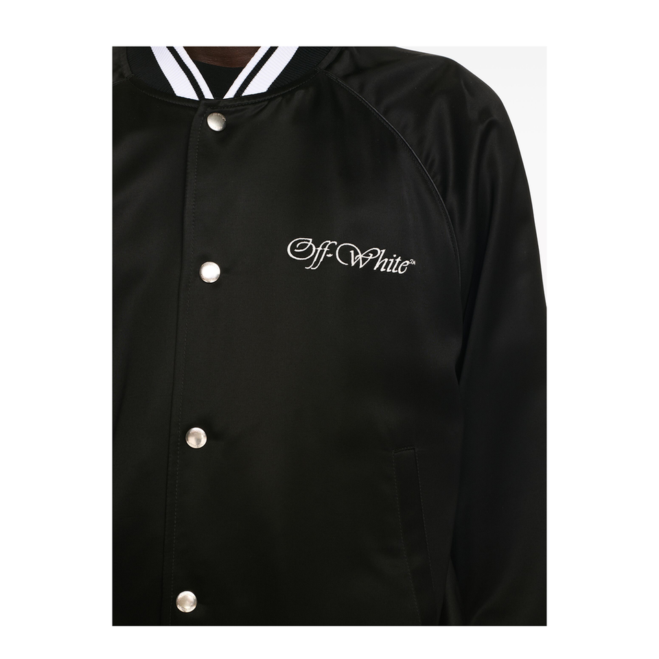 Satin Bomber Jacket