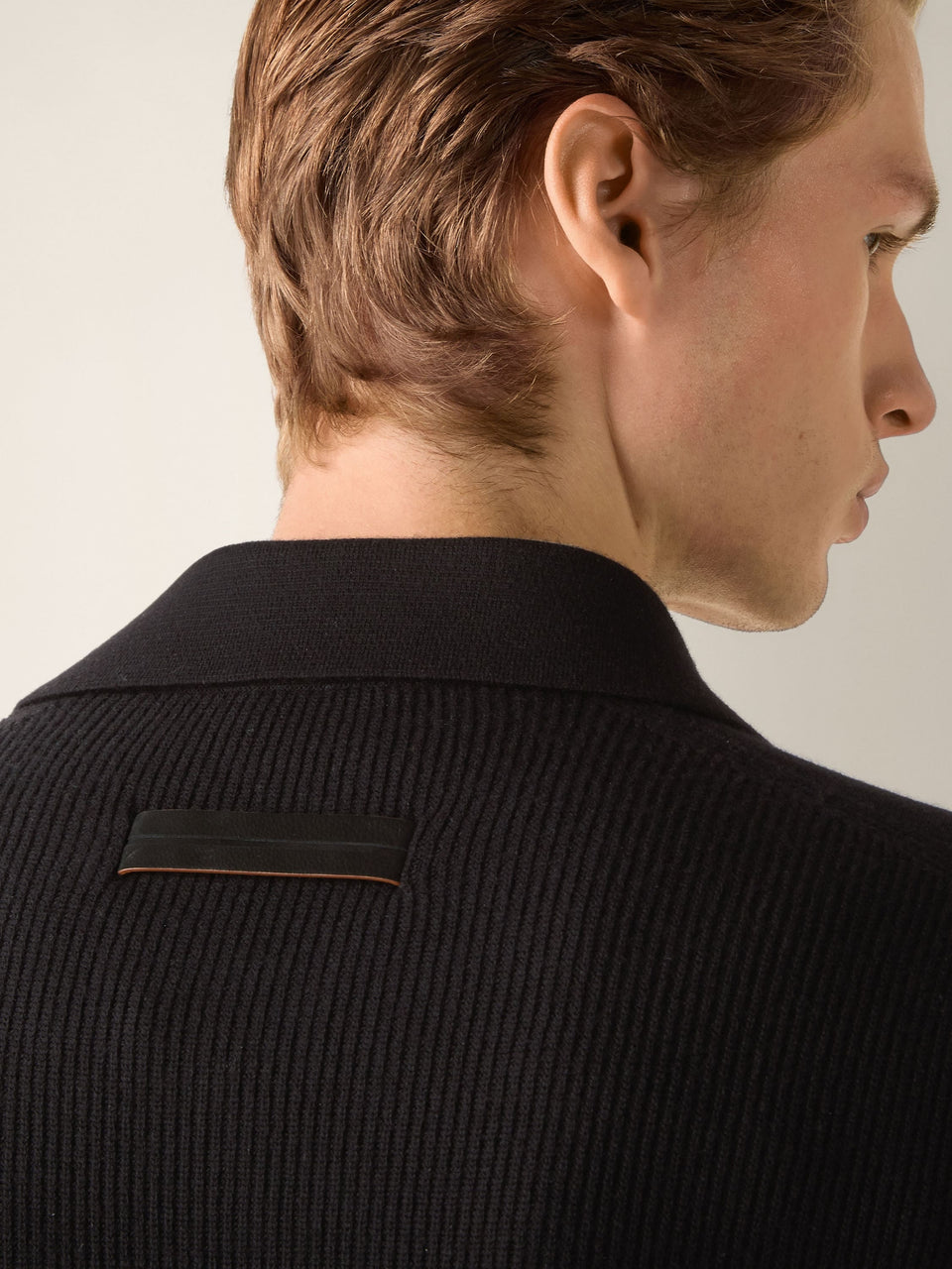 Zegna Black Vellus Aureum Polo Shirt