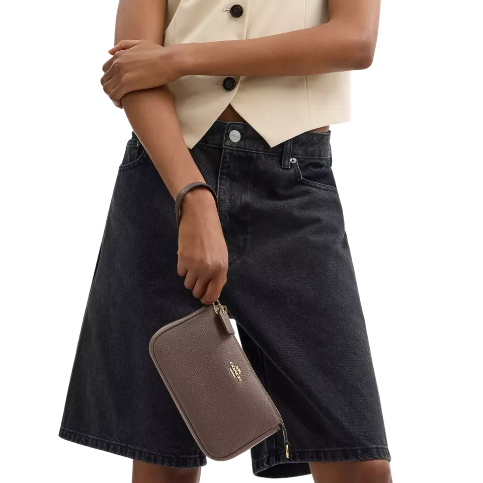 Coach Nolita 19 Pebbled Leather Dark Stone