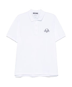 Moschino Teddy Bear Logo Polo Shirt