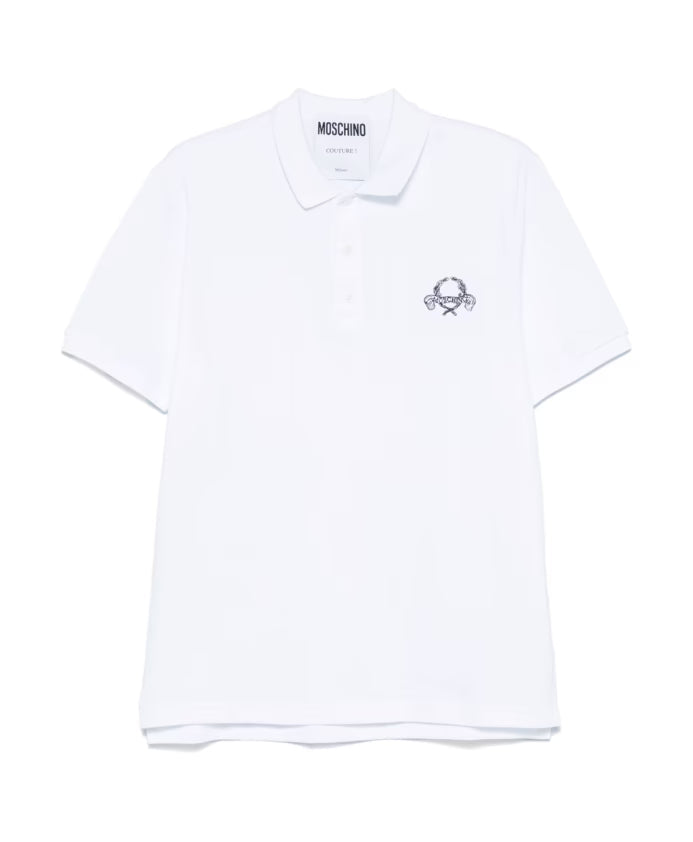 Moschino Teddy Bear Logo Polo Shirt
