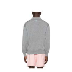 Hoodie in Wool Grey