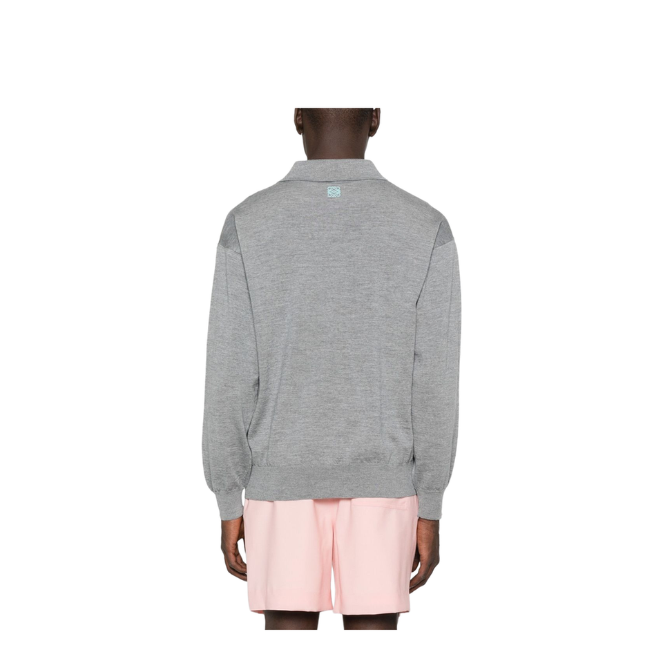 Hoodie in Wool Grey