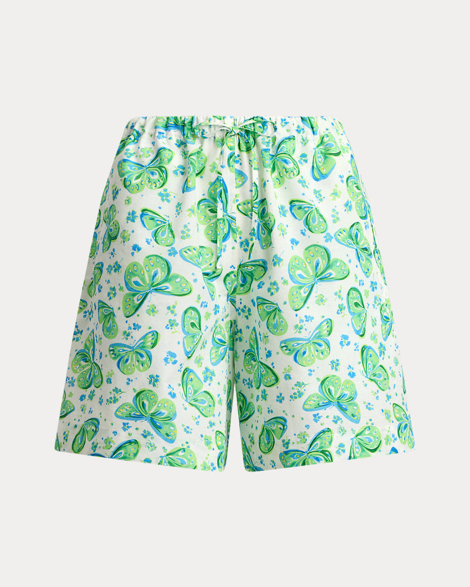 Ralph Lauren Printed CottonLinen Short