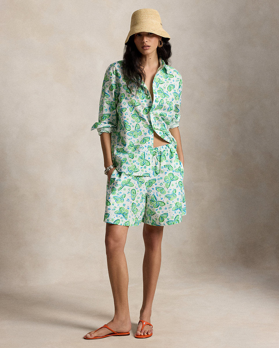 Ralph Lauren Printed CottonLinen Short