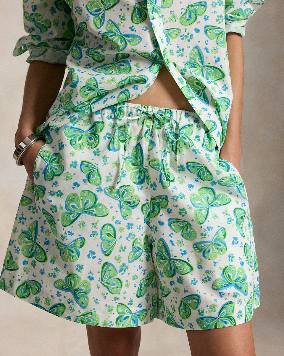 Ralph Lauren Printed CottonLinen Short