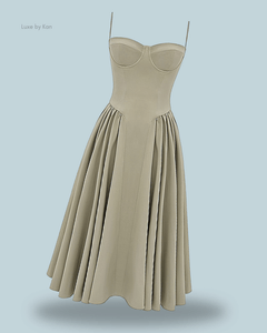 HOUSE OF CB Samaria Gathered Midi Dress