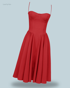 HOUSE OF CB Samaria Gathered Midi Dress