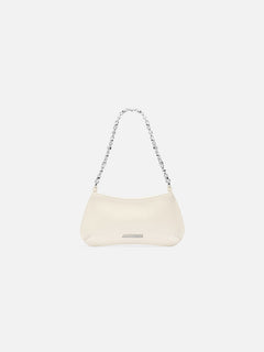Jacquemus The Small Bisou Chaine Small Shoulder Bag Light Ivory