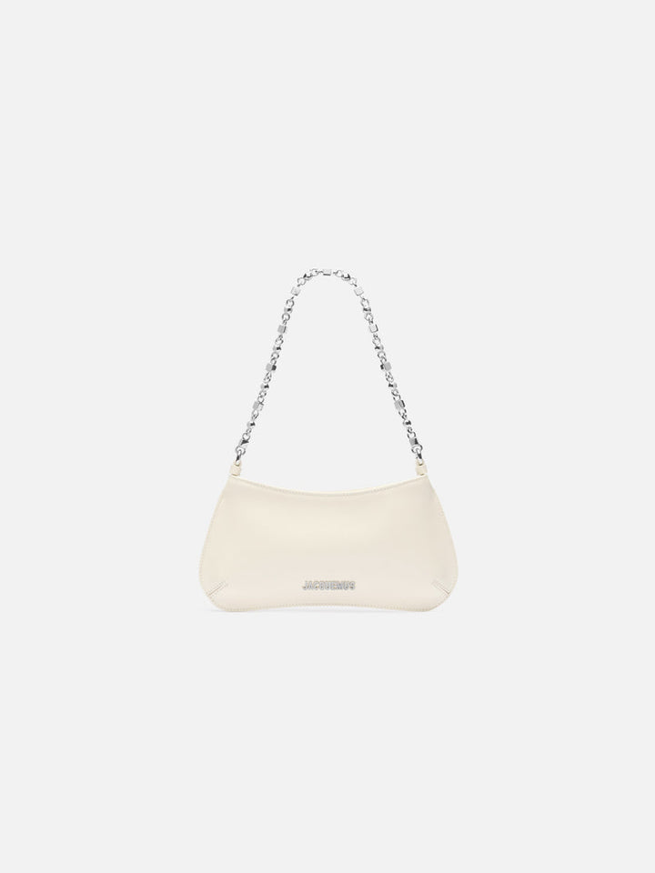 Jacquemus The Small Bisou Chaine Small Shoulder Bag Light Ivory