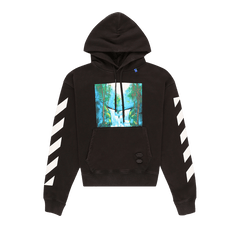 Off-White Diag Waterfall Over Hoodie Black / Multicolor