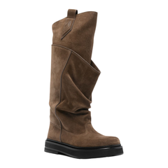 Robin Passeggiata brown combat boot