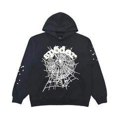 Sp5der OG Web Hoodie Black