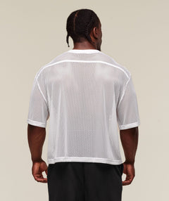 Gymshark Mesh Oversized White T-Shirt