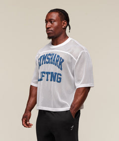 Gymshark Mesh Oversized White T-Shirt