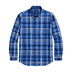 Ralph Lauren Classic fit Plaid Oxford Cotton Shirt