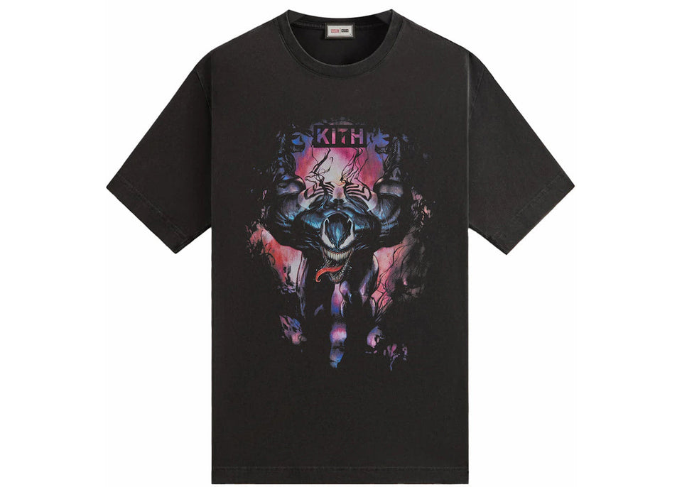 Kith x Marvel Symbiote Vintage T-Shirt Black