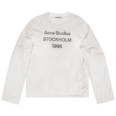 Acne Studios Logo 1996 Long-Sleeve T-Shirt White