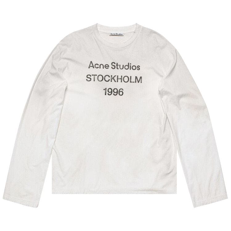 Acne Studios Logo 1996 Long-Sleeve T-Shirt White