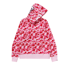 BAPE ABC Camo 2nd Ape Pullover Hoodie Pink
