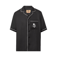 Supreme x Burberry Icon Stripe Silk Pyjama Shirt (Burberry Exclusive) Black