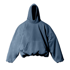 Yeezy Gap Engineered by Balenciaga Logo Hoodie Dark Blue