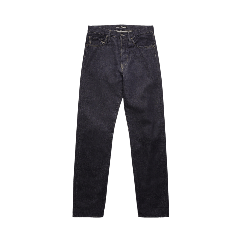Acne Studios Face Patch Jeans Black
