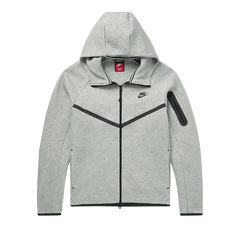 Nike Tech Fleece Full-Zip Windrunner Hoodie Dark Grey Heather/Black