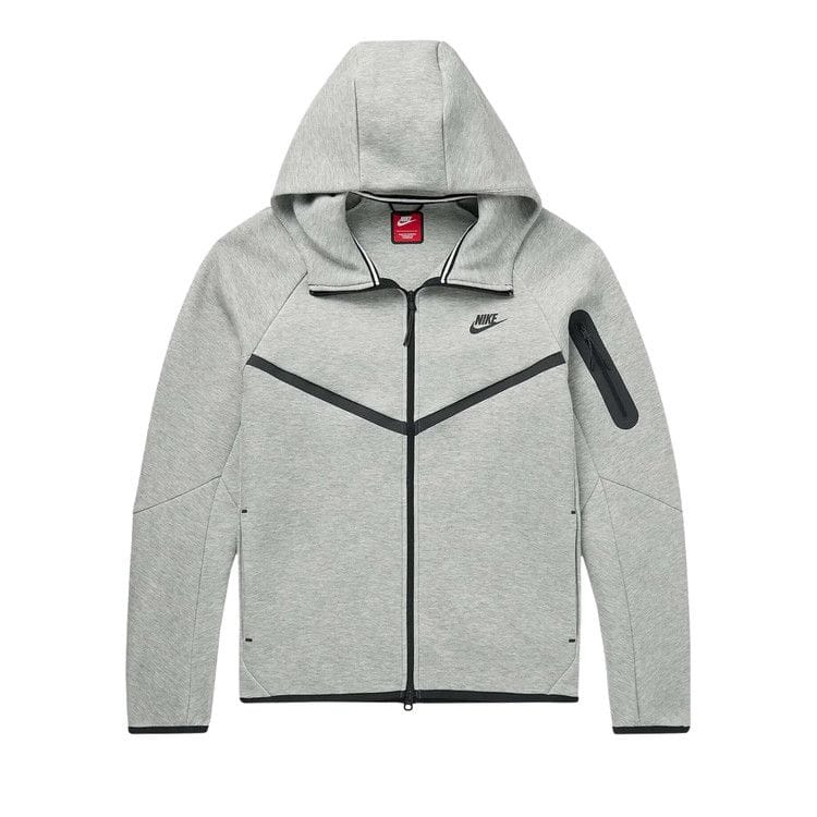 Nike Tech Fleece Full-Zip Windrunner Hoodie Dark Grey Heather/Black