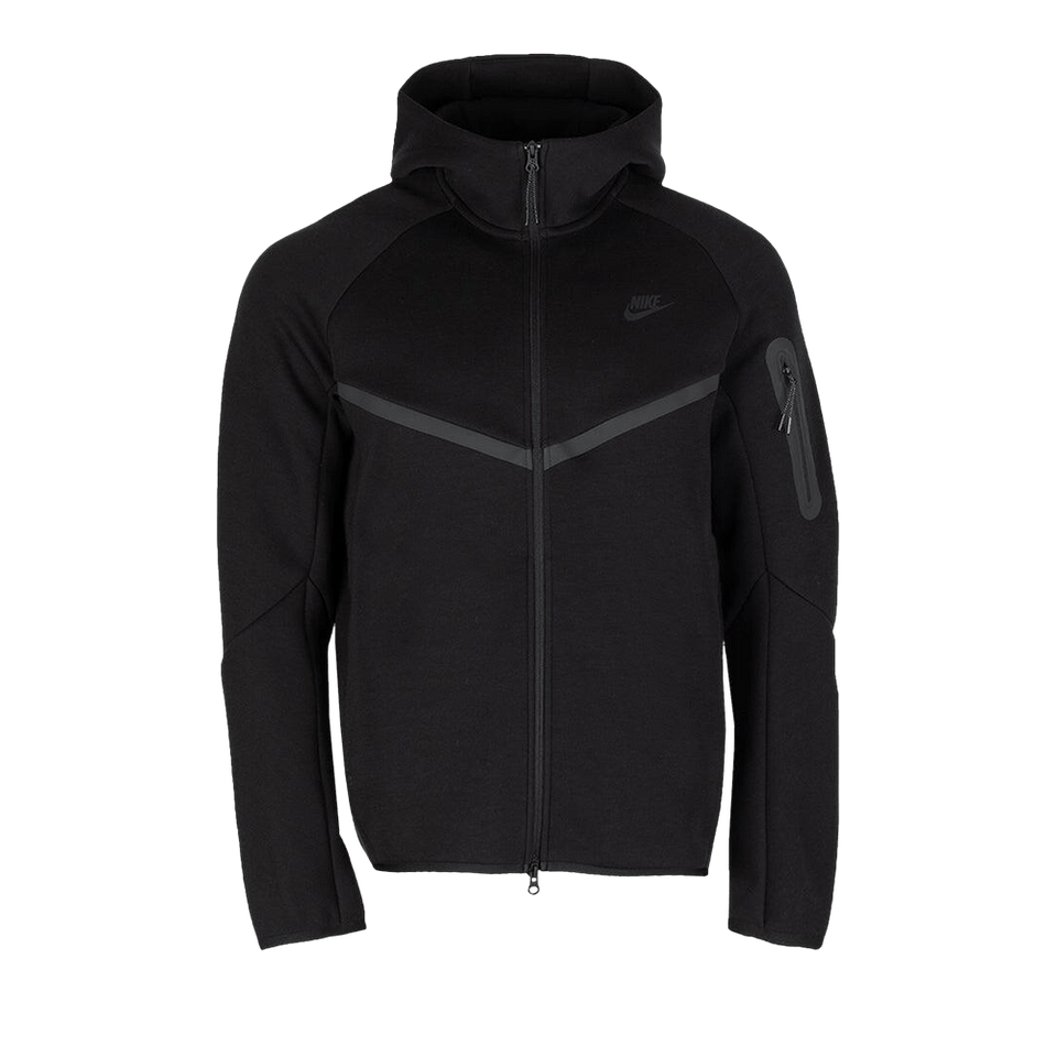 Nike Tech Full-Zip Windrunner Hoodie Black
